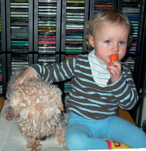 Teddy und Tjorven Mitte Dezember 2007