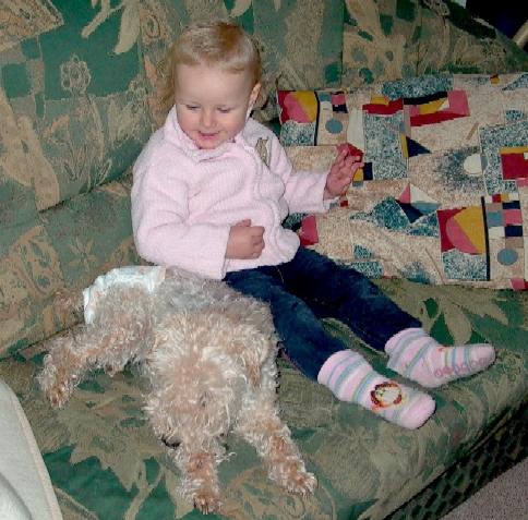 Teddy und Tjorven Mitte Dezember 2007